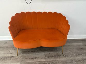 Vintage Orange Couch