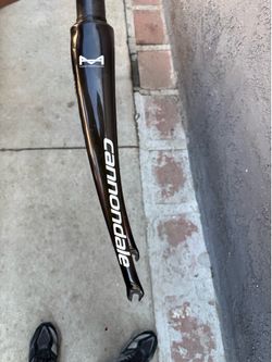 Carbon fiber connondale Track forks