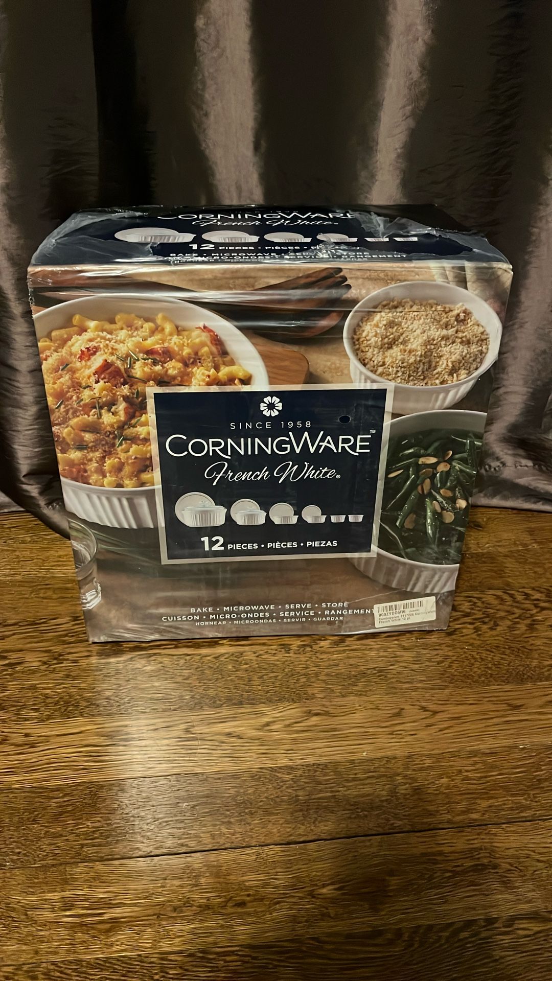 CORNINGWARE- 12 PIECE FRENCH WHITE