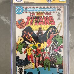 New Teen Titans #1 (1980) CGC 9.6 — Signed (Signature Series) by Marv Wolfman 