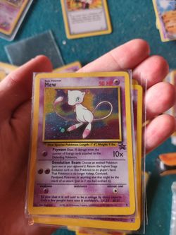Mew Holo And Non-Holo Promo