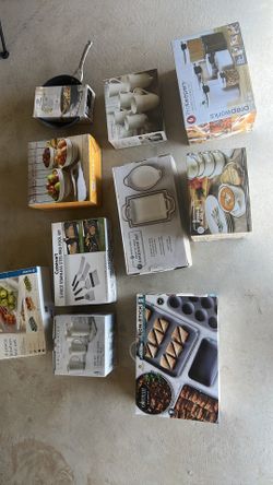 Kitchen items for sale.
