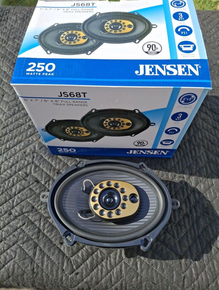 NEW! 5x7″/6x8″ 3 Way Coaxial Speakers