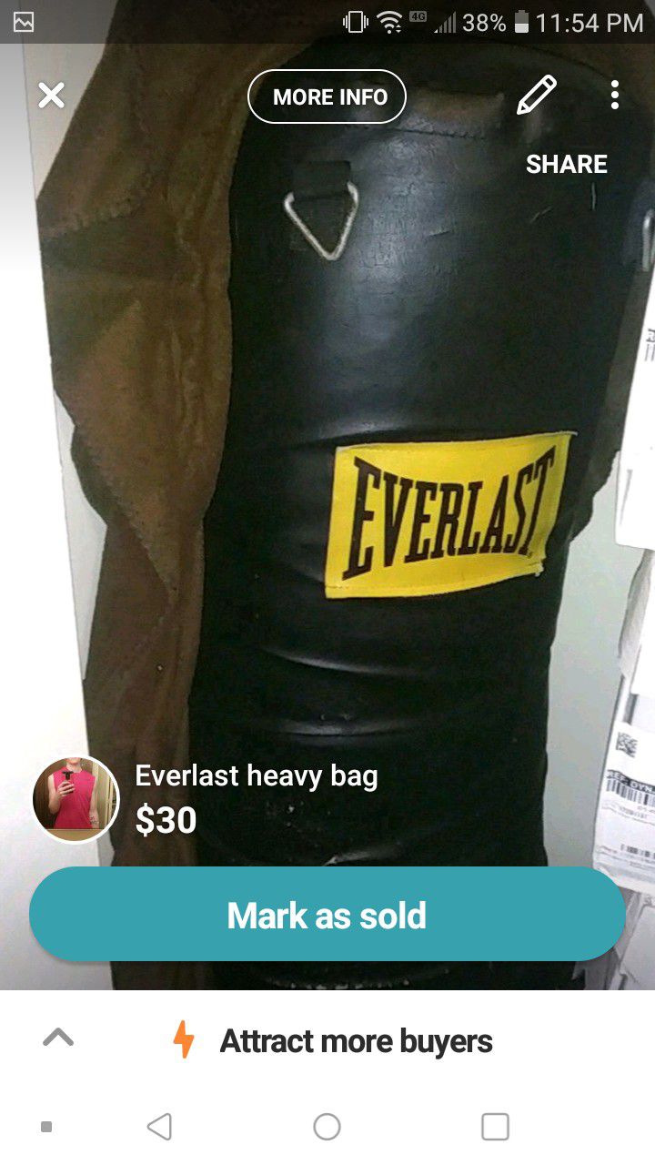 Everlast heavy bag