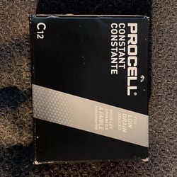 Procell C12 C Batteries – Industrial Grade, Brand New, Unopened