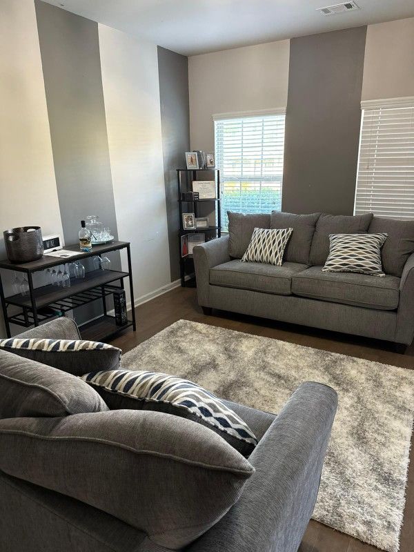 Gray Sofa And Loveseat Set!! Delivery Available π