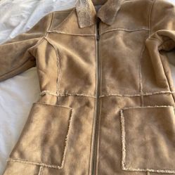 Vintage Louise Paris Women’s Brown Fur Multipocket Winter Jacket Sz M