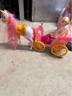 Barbie and carriage