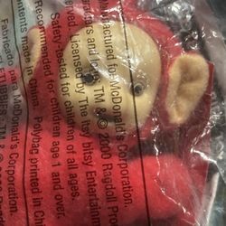 Teletubbies PO 3” Red Stuffed Plush Keychain Toy