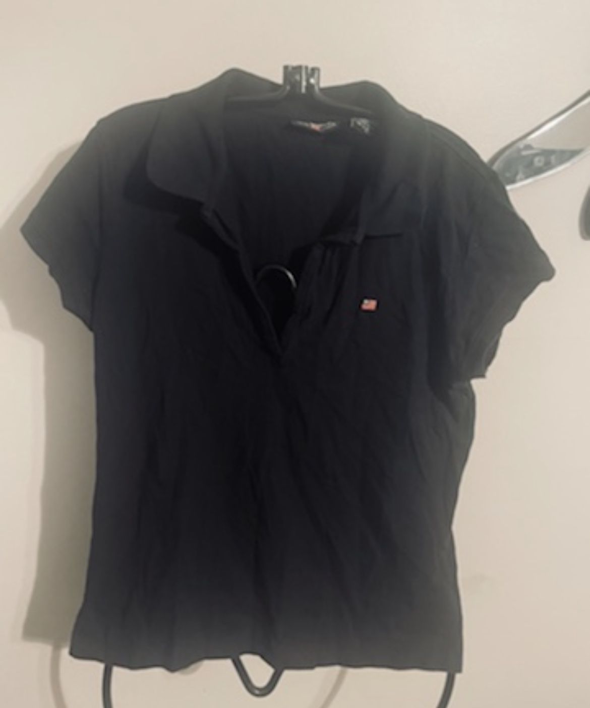 Polo Ralph Lauren Xl Womans Shirt Top Black