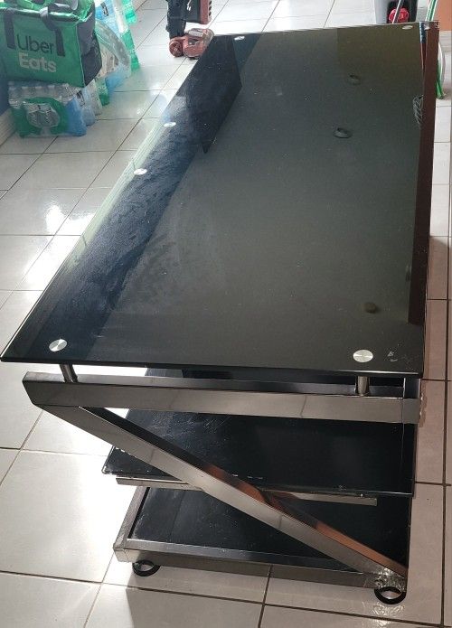 Glass TV Stand