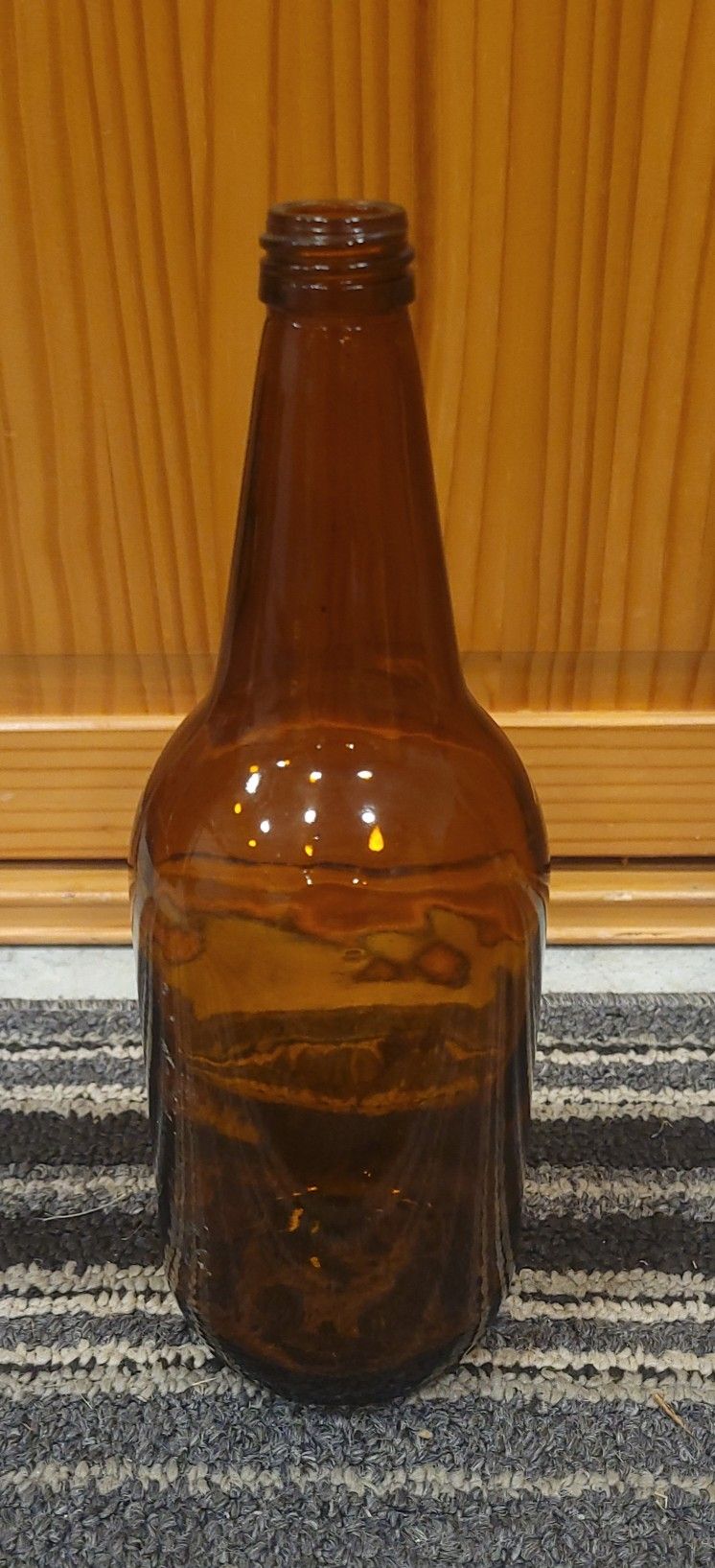 Vintage Brown Glass Bottle
F-587 - L - 79, 10.5" Tall