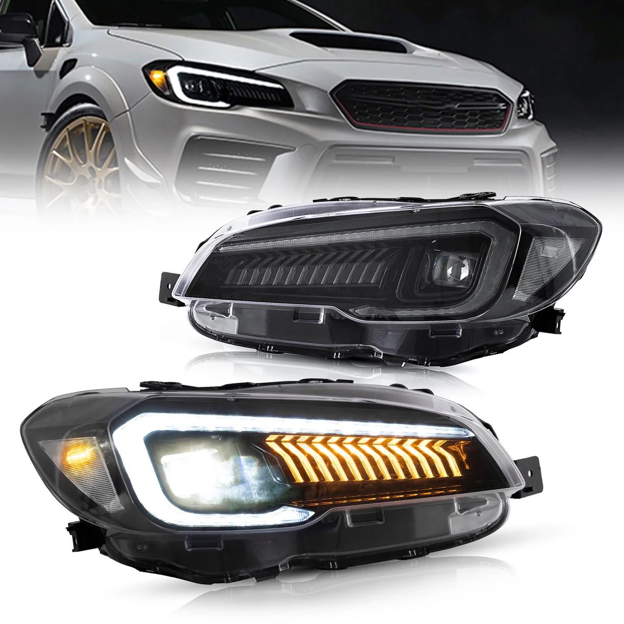 LED Projector Headlights For 2015-2021 Subaru WRX