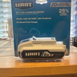 Hart Brand New Battery 20v 