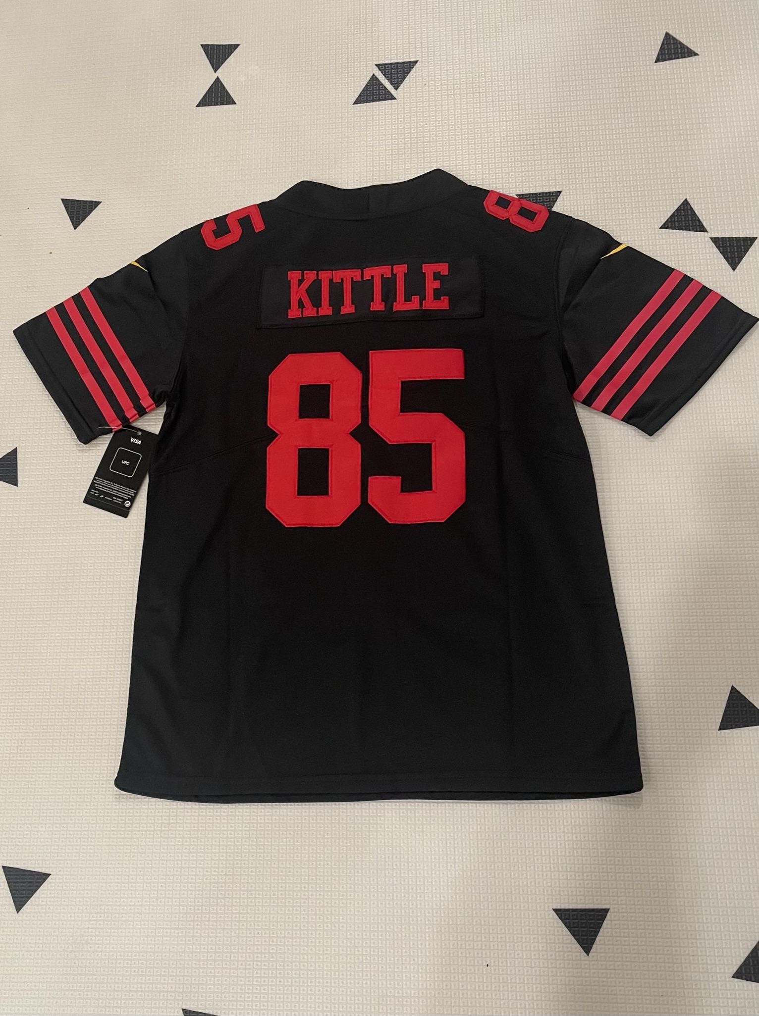 Youth San Francisco 49ers George Kittle Black Stitched Jersey