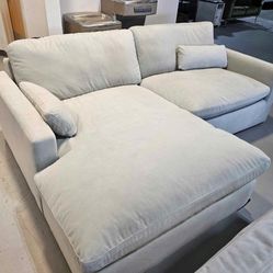 2pc Sectional, Couch Livingroom Furniture Sofa