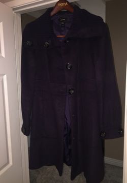 Women’s Plum/Dark Purple Coat-Size L