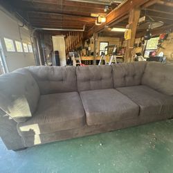 Couch, Ashley Furniture, Grey 