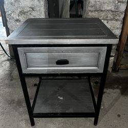 black and gray small table 