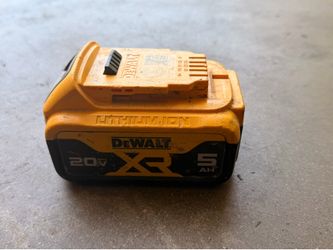 Dewalt 5 ah battery