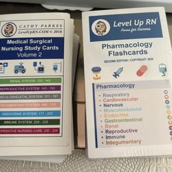 Level Up RN Nursing Study Cards 