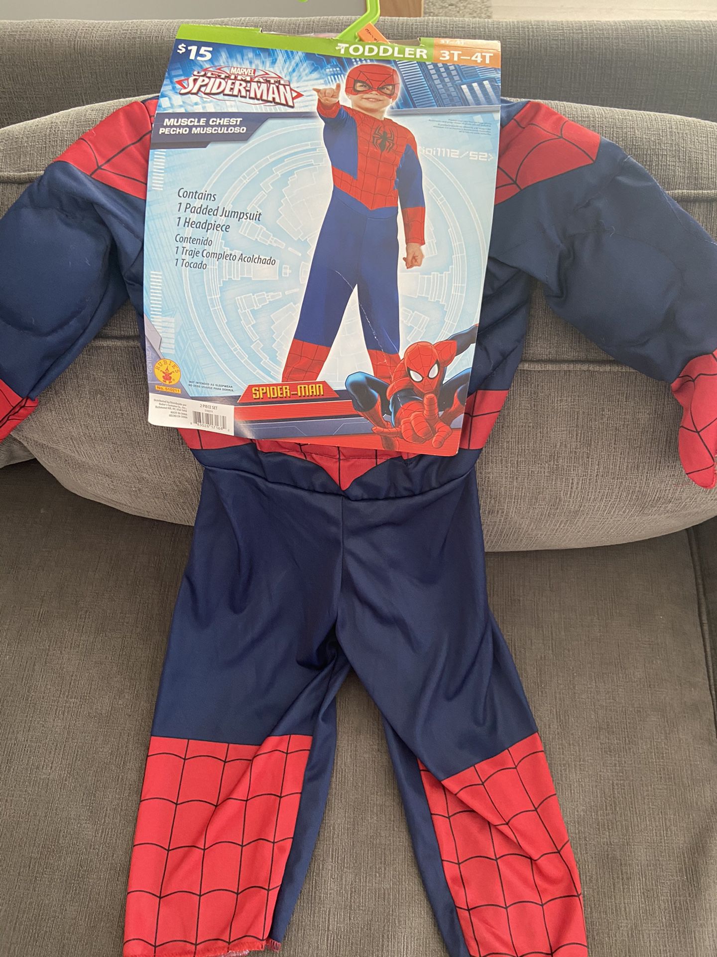 Spider-Man costume 3-4T