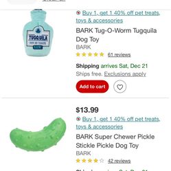 Bark Dog Toys Juguetes Para Perros Lea La Descripción 