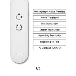 Intelligent translation and recording machine