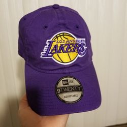 New Era 9TWENTY Los Angeles Lakers Adjustable Strapback Purple Hat