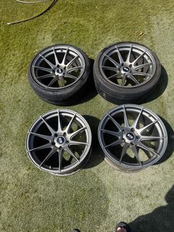 Size 18 rims for bmw 3 series, including working tpms sensors