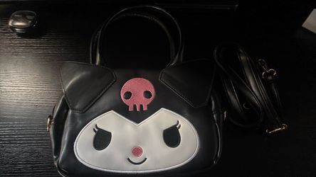 Kuromi Character Handbag with Crossbody Strap