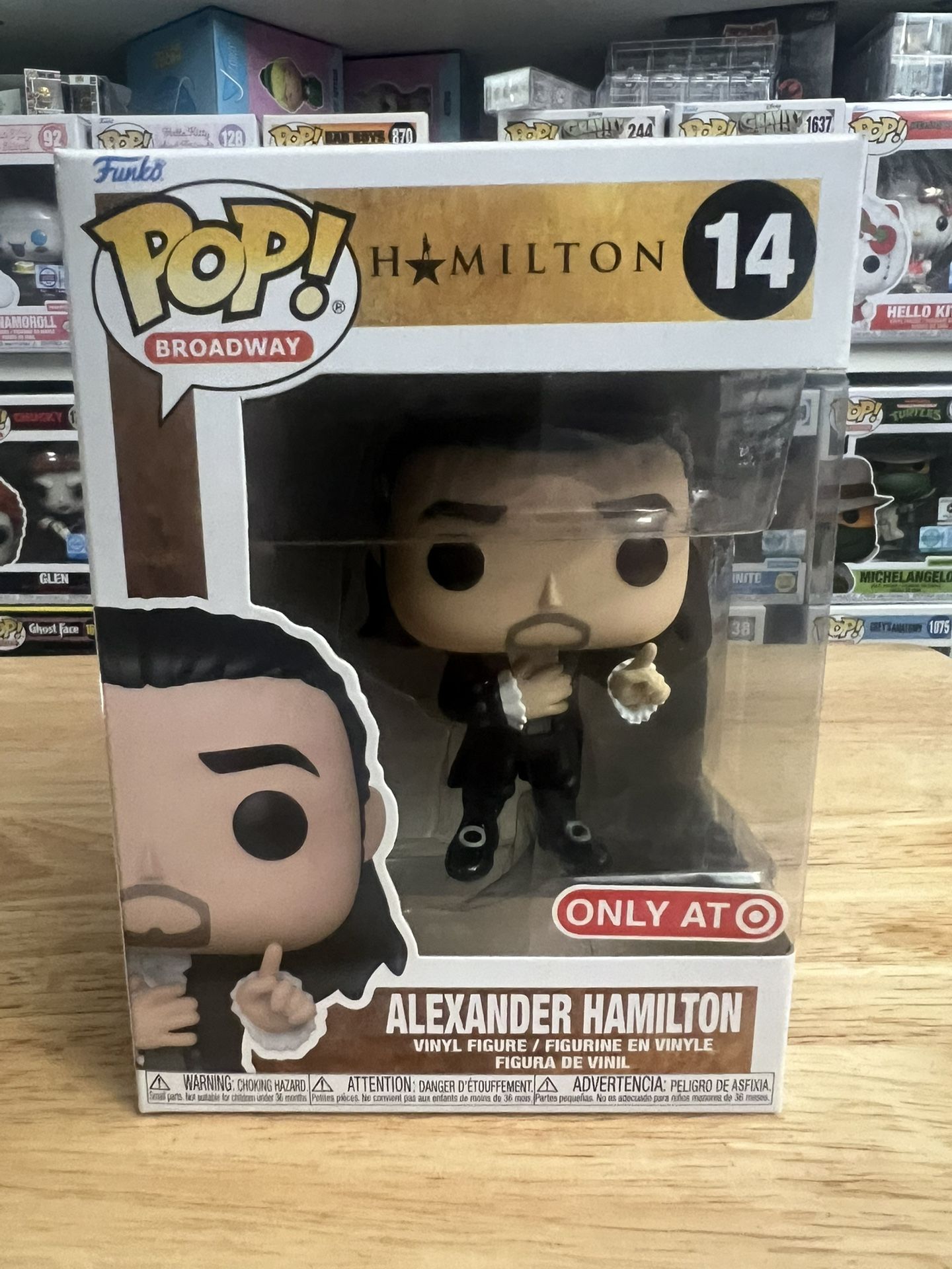 VAULTED EXC Alexander Hamilton Finale Funko Pop #14 Broadway Musical Disney