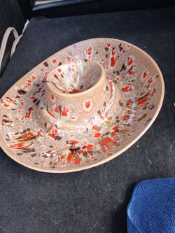 Vintage  Chips and Salsa Dish