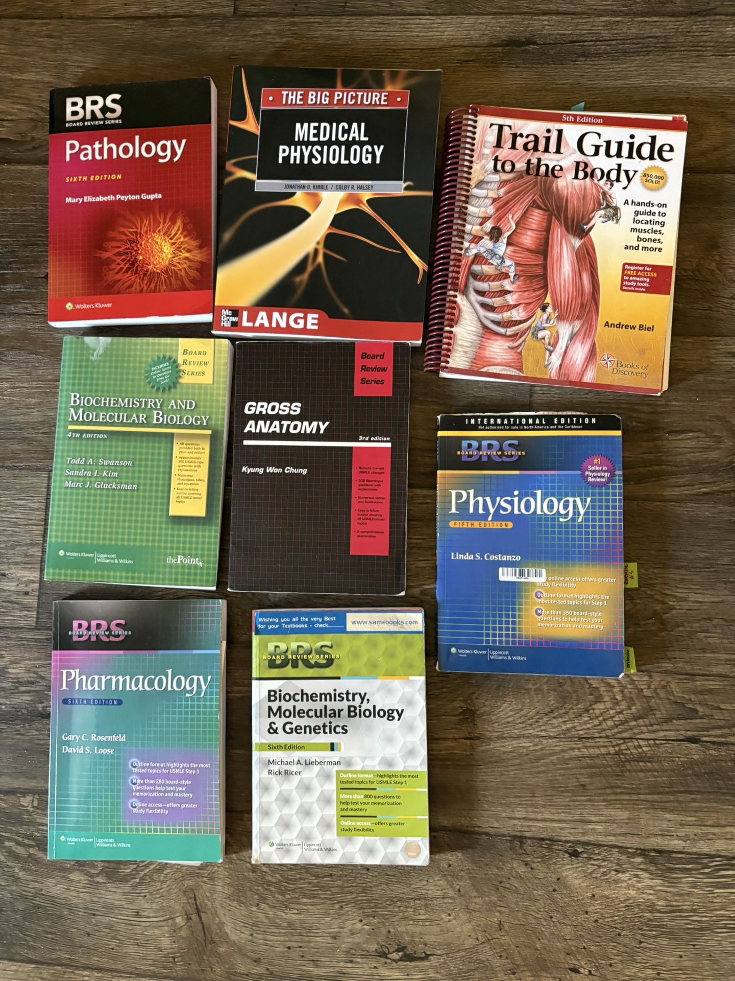 Medical school textbooks 