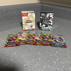 Pokémon TCG Prismatic Evolutions & Black Bolt Booster Bundle Sealed Box with an extra 6 packs