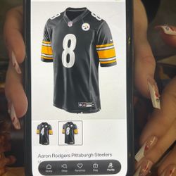 New Steelers Jersey Aaron Rodgers