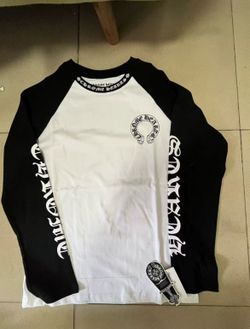 Black Long Slevve Chrome Heart