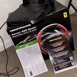 Thrust master Ferrari 458 Spider Gaming Wheel 