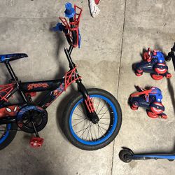 Bike, Scooter, Rollerskates