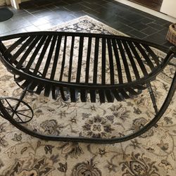 Antique Wooden Field Cradle