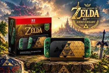 New/Sealed Preorder - Nintendo Switch 2 Zelda 40th Anniversary Edition