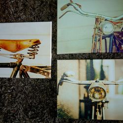 3  Canvas Wall Art Vintage Bicycle