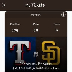 Padres TICKETS