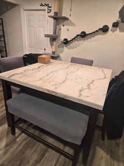 HEAVY Genuine Granite Table-Read Description!