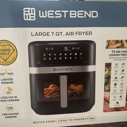 Air Fryer Large 7 Quart NEW