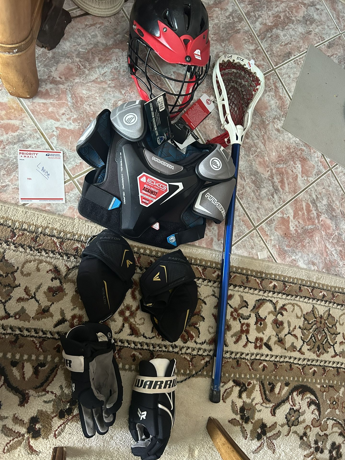 Lacrosse Equipment Full Set Up