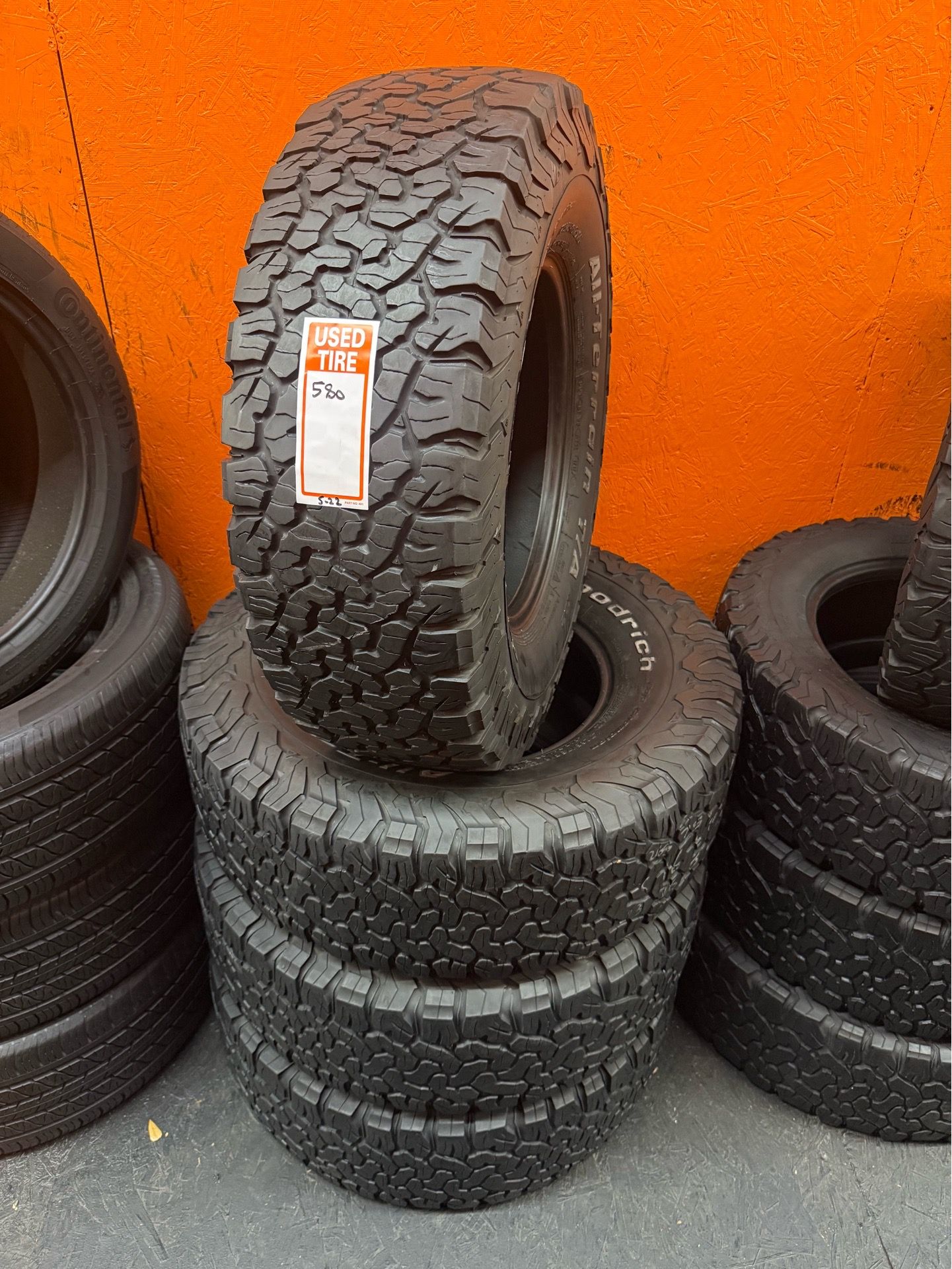 265/75R16 BF Goodrich Ko2 A/T Full Set of 4 Tires