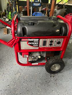 Coleman Subaru 5000 generator