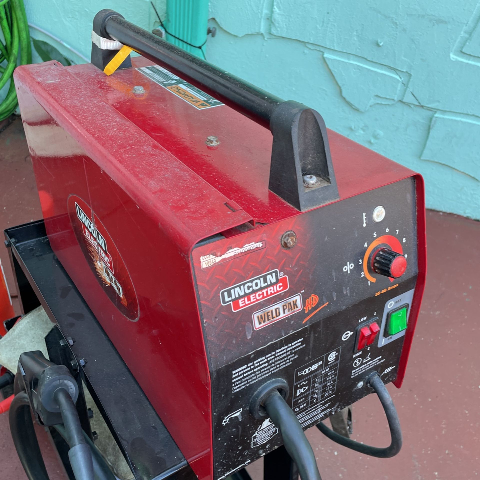 Lincoln Electric Weld Pak HD. 100.00 Without Helmet 110 With for Sale