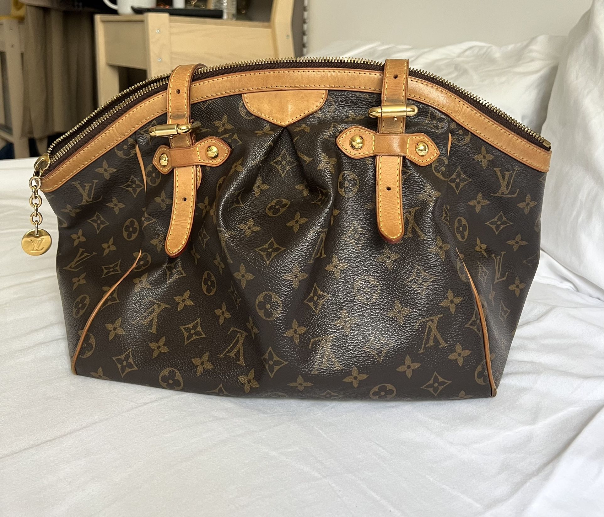 Authentic Louis Vuitton Tivoli PM Monogram Satchel Bag